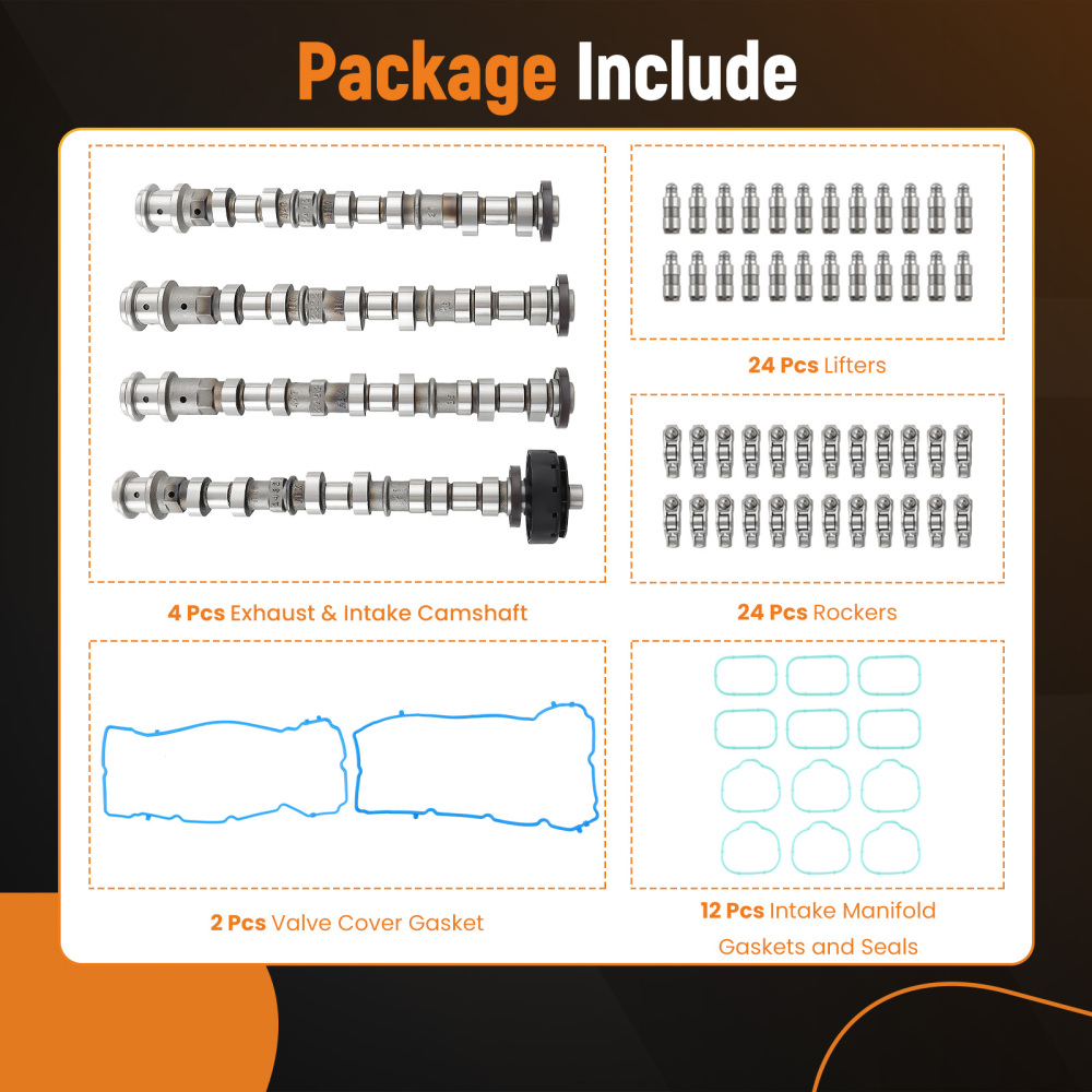 CamshaftRockers Arms Lifters Kit compatible for Challenger compatible for Jeep Wrangler Grand Cherokee