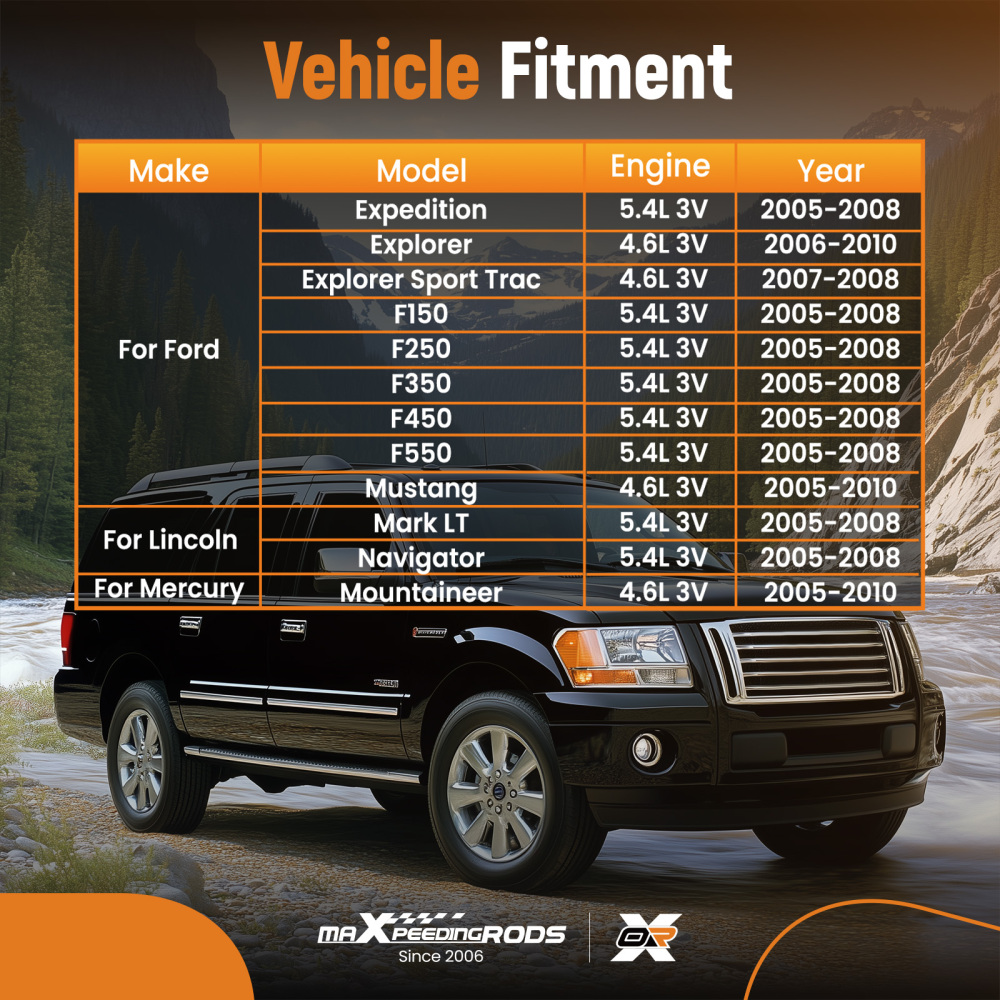 Engine Camshaft Cam compatible for Lincoln Navigator Mark LT 5.4L 3V 2005-2008 5L1Z-6250-AA