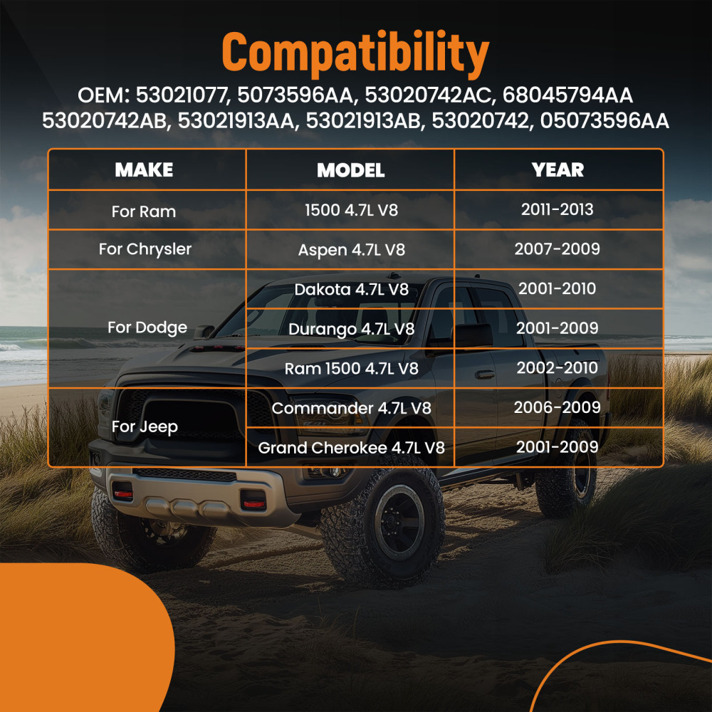 Engine Rocker ArmValve Lifters Set compatible for Jeep Grand Cherokee 4.7L compatible for V8 2001-2009