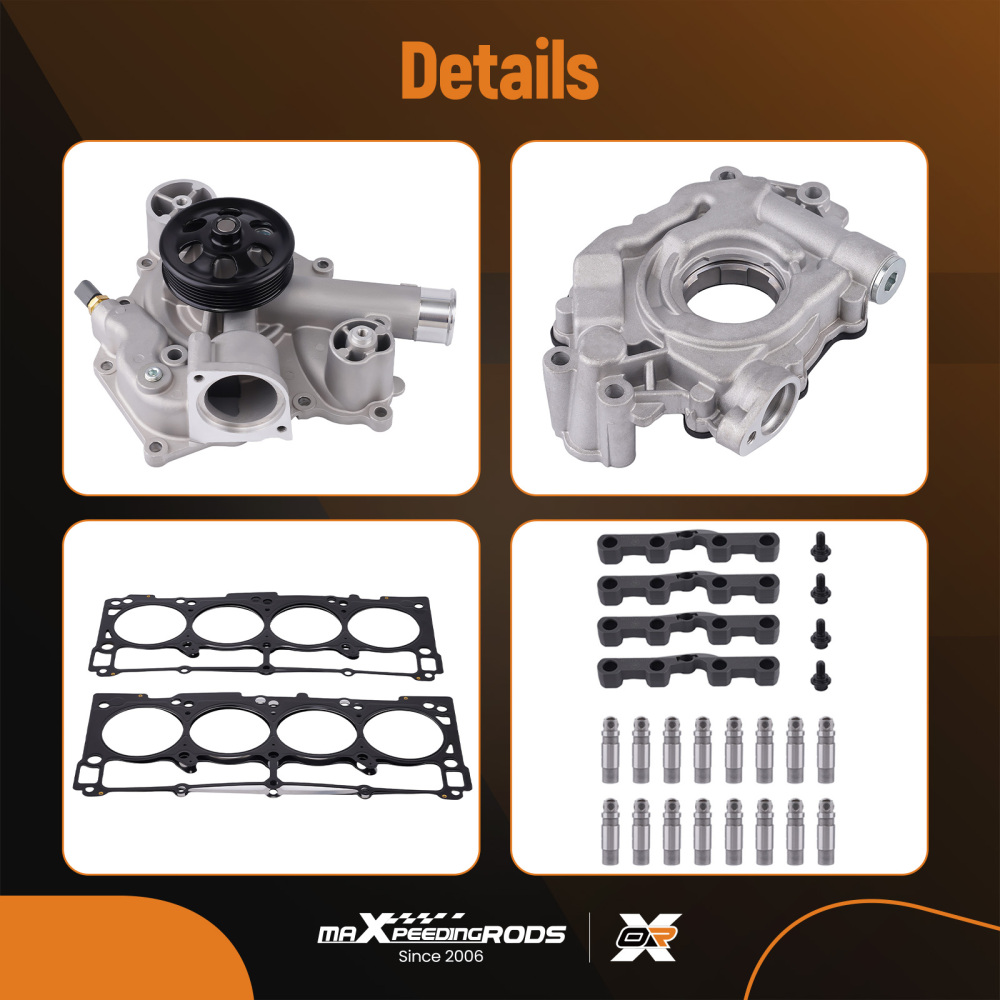 MDS Lifters Hydraulic Roller Cam Kit compatible for Ram 1500 ST 5.7L compatible for V8 11-19