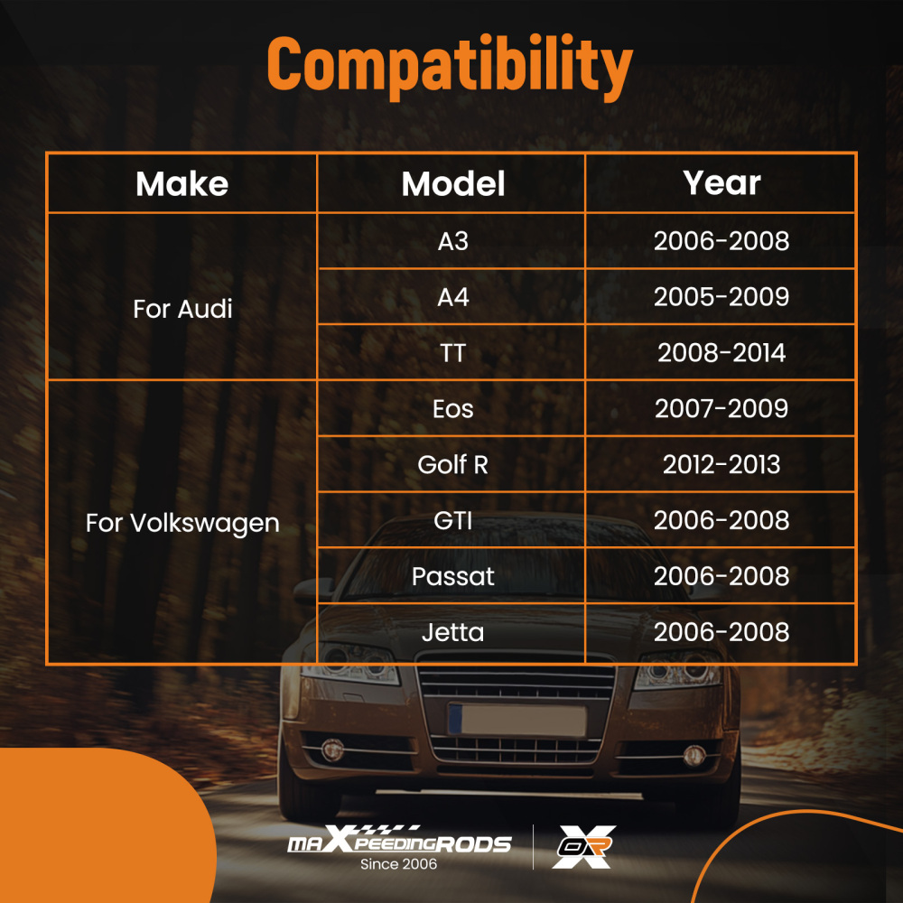 Timing Chain Camshaft compatible for Audi A3 A4 TT Swagen Volk Eos compatible for Golf GTI Passat Jetta