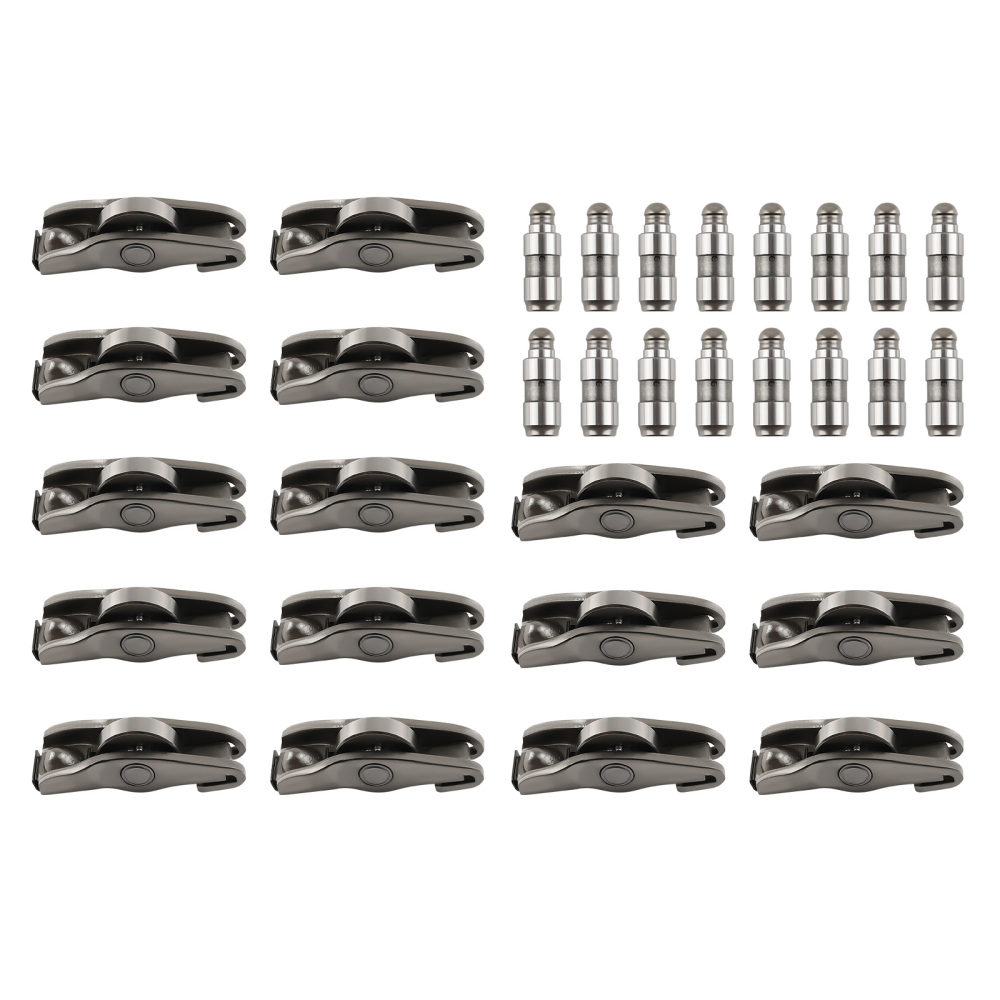 16pcs Exhaust Rocker ArmsHydraulic Lifters Kit Compatible for Audi A3 A4 A6 Q5 TT 2.0T