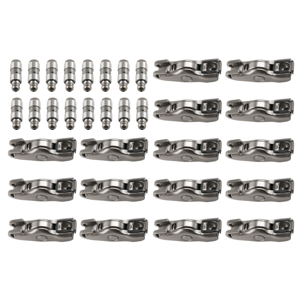 16pcs Exhaust Rocker ArmsHydraulic Lifters Kit Compatible for Audi A3 A4 A6 Q5 TT 2.0T
