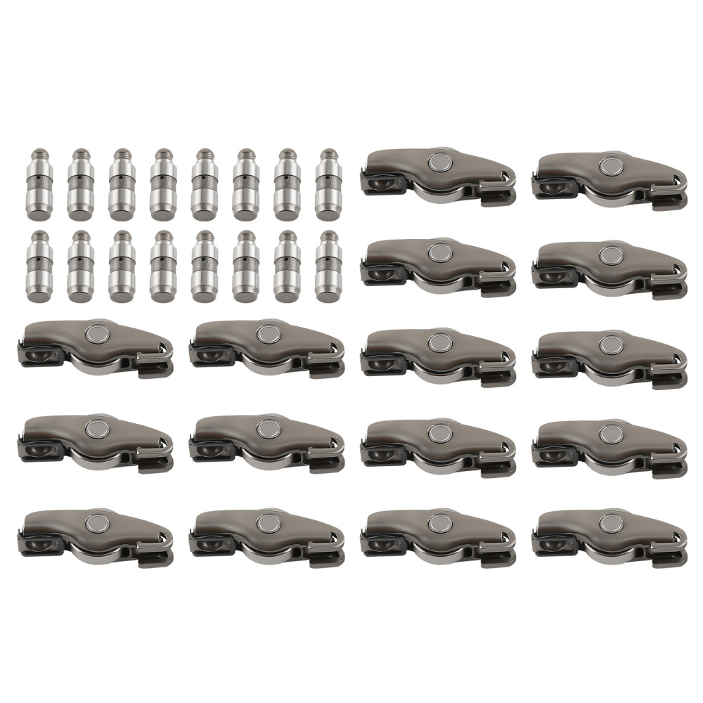 16pcs Exhaust Rocker ArmsHydraulic Lifters Kit Compatible for Audi A3 A4 A6 Q5 TT 2.0T