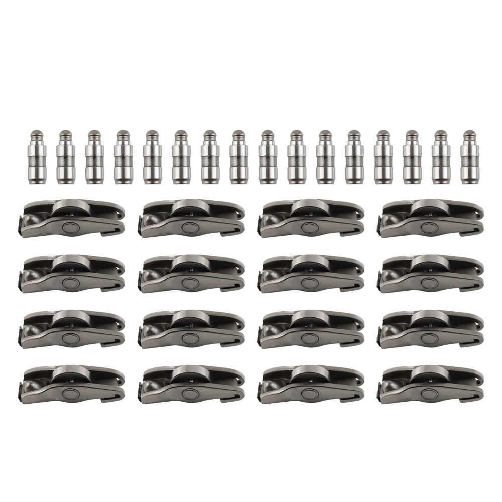 16pcs Exhaust Rocker ArmsHydraulic Lifters Kit Compatible for Audi A3 A4 A6 Q5 TT 2.0T