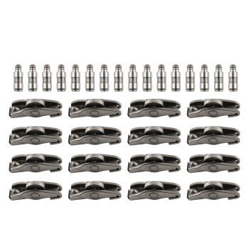 16pcs Exhaust Rocker ArmsHydraulic Lifters Kit Compatible for Audi A3 A4 A6 Q5 TT 2.0T