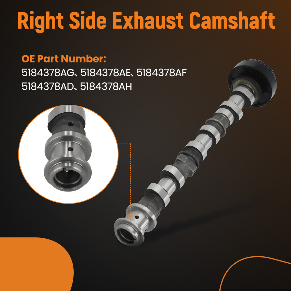 Exhaust Camshaft Right Side compatible for Jeep Dodge Chrysler 300 3.6L 2011-2020 5184378AG