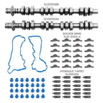 LeftRight CamshaftRocker ArmsLifters compatible for Ford Expedition 5.4L compatible for V8 4.6L