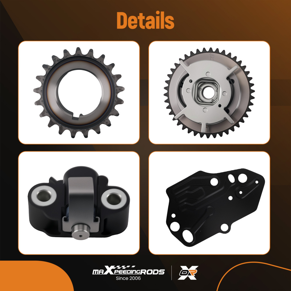 Camshafts Lifters Rocker Arms Timing Chain Kit For F150 compatible for Lincoln Mark 5.4L 05-08