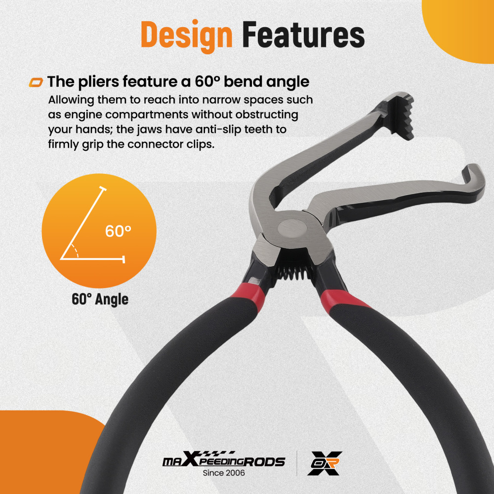 2x Electrical Disconnect Pliers Car Fuel Line Connector Disconnect Plier Tool