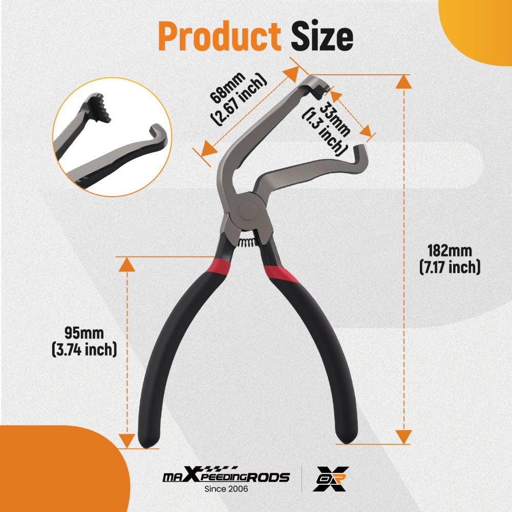 2x Electrical Disconnect Pliers Car Fuel Line Connector Disconnect Plier Tool