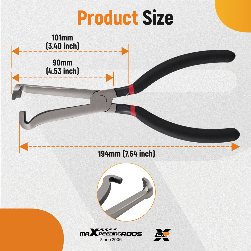 2x Electrical Disconnect Pliers Car Fuel Line Connector Disconnect Plier Tool