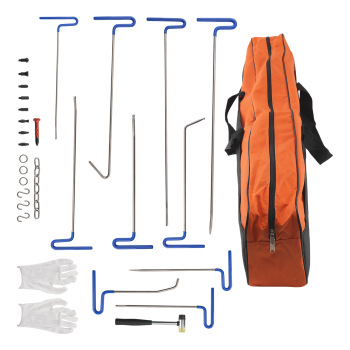 29x Auto PDR Puller Rods Dent Paintless Repair Tools Car Removal Hail Push Kit