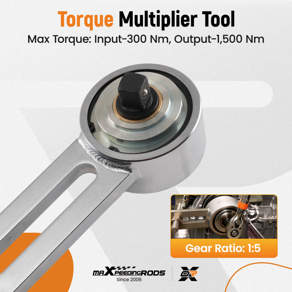 Torque Multiplier Set compatible for Ford 1.0 EcoBoost 2.0 EcoBlue Diesel Crankshaft Pulley