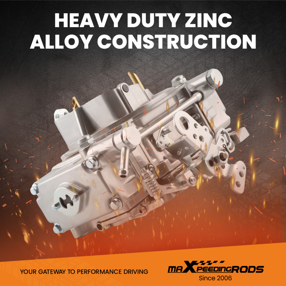 4 Barrel Carburetor Carb 0-1850S 600CFM compatible for Ford Chevy Mercury, Manual Choke