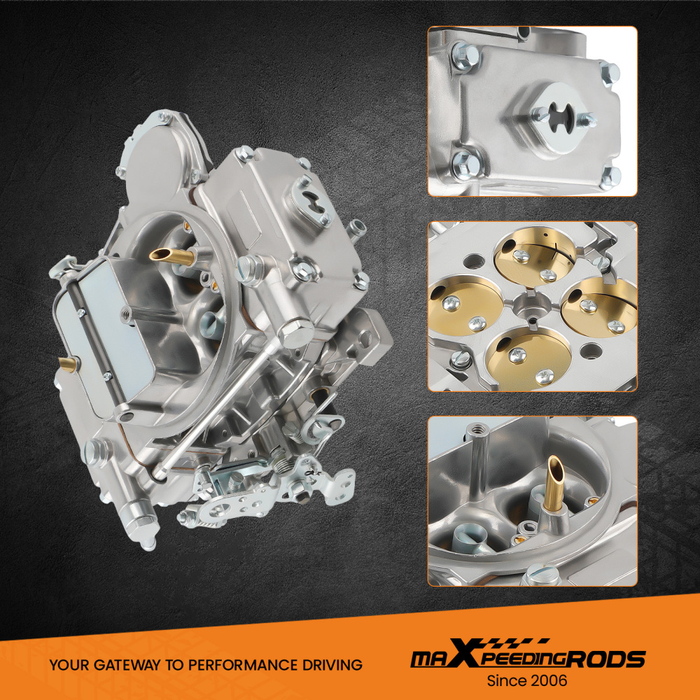 4 Barrel Carburetor Carb 0-1850S 600CFM compatible for Ford Chevy Mercury, Manual Choke