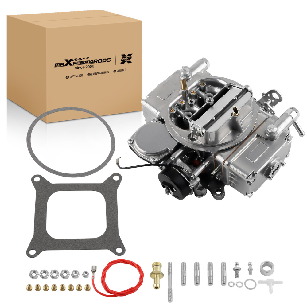 600CFM 4 Barrel Carburetor Carb Kit for Electric Choke 0-80457S New