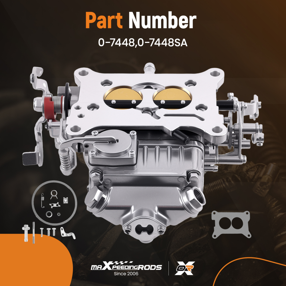 2 Barrel 2BBL Carburetor for 0-7448 0-7448SA Carb 350 CFM Manual Choke
