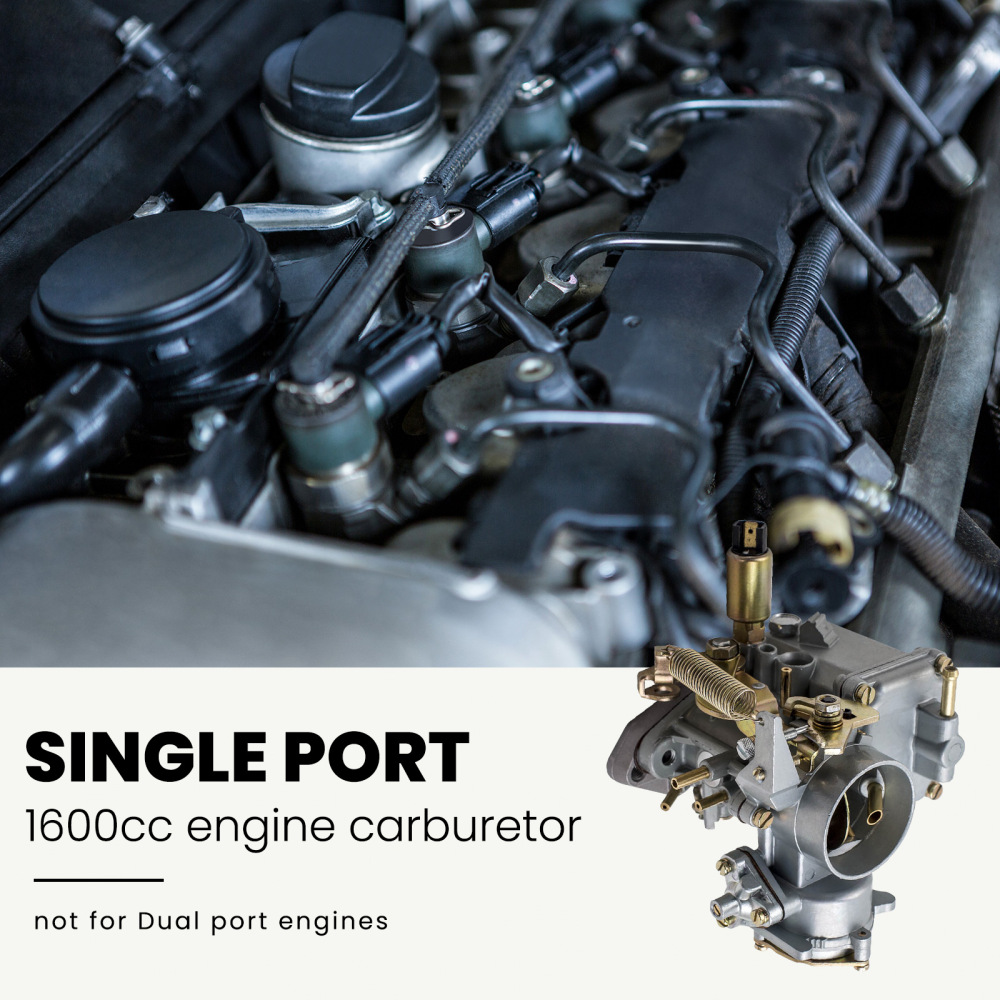 Carburatore compatibile per VW BEETLE 30/31 PICT-3 Type 113129029A Single Port Manifold Carb