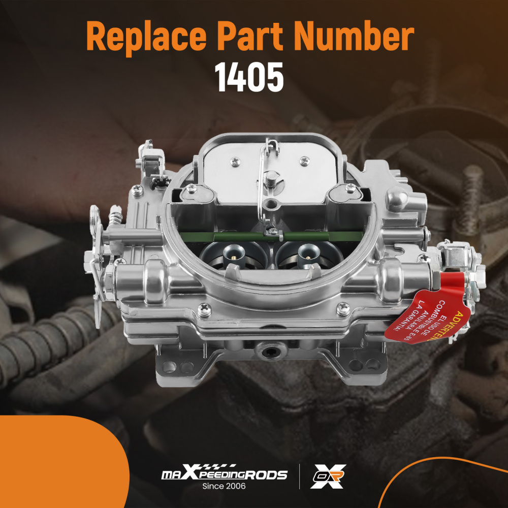 4 Barrel Carburetor Manual Choke 600 CFM w/ Gasket For 1405 Carb Carby