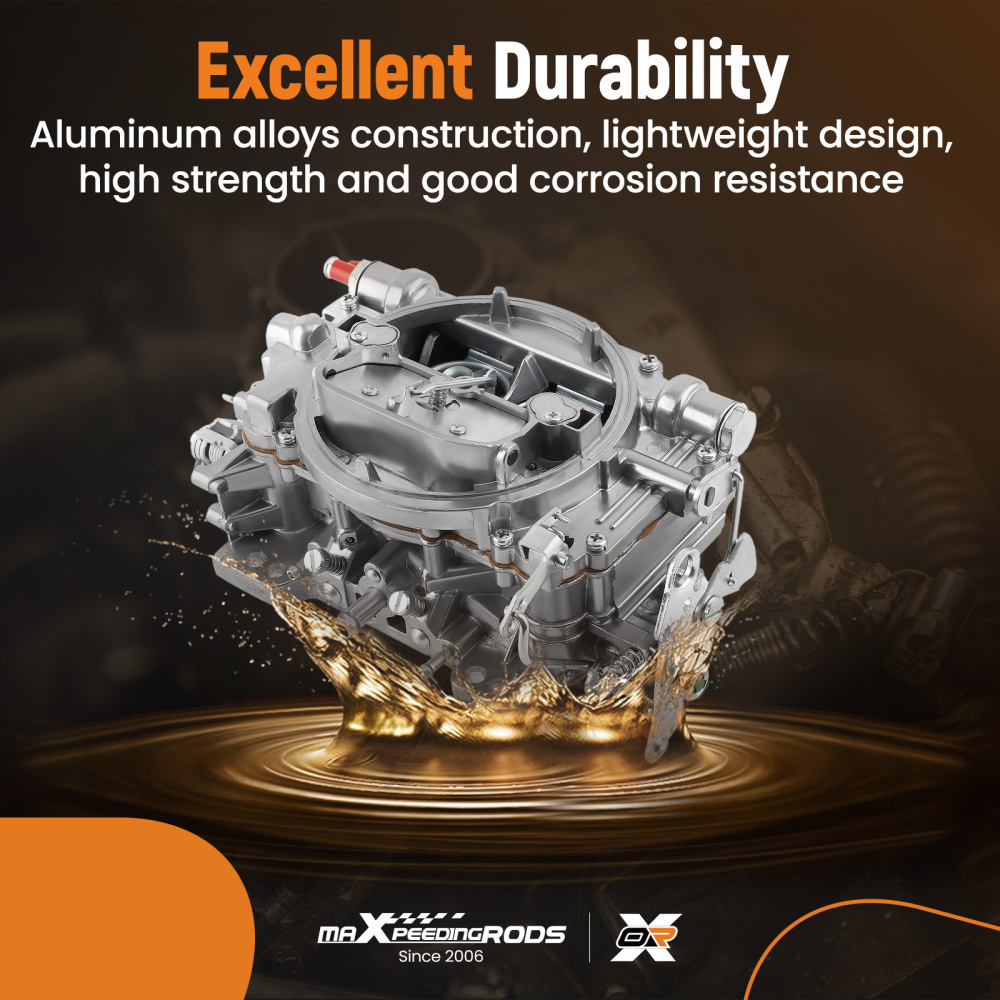 4 Barrel Carburetor Manual Choke 600 CFM w/ Gasket For 1405 Carb Carby