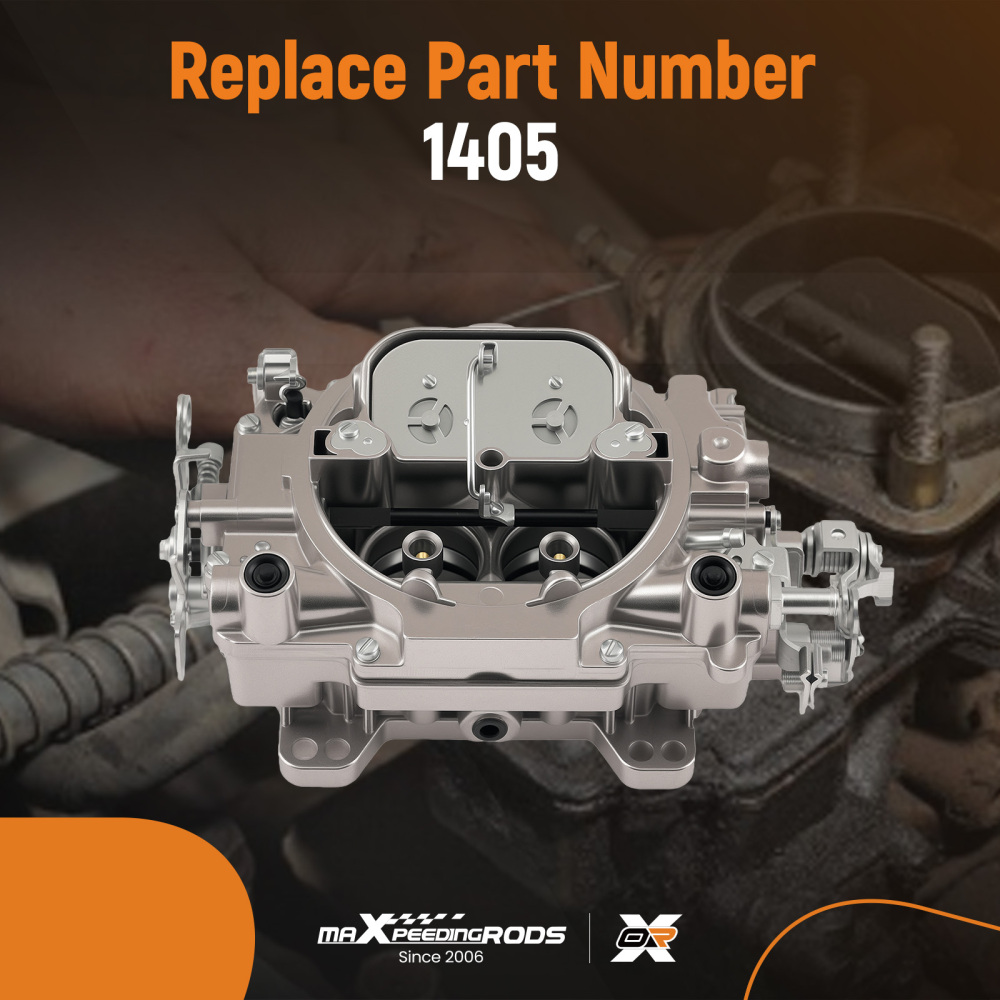 Carburatore 600 CFM compatibile per Chevy Corvette Camaro 5.0L-5.9L V8 1405 Alluminio