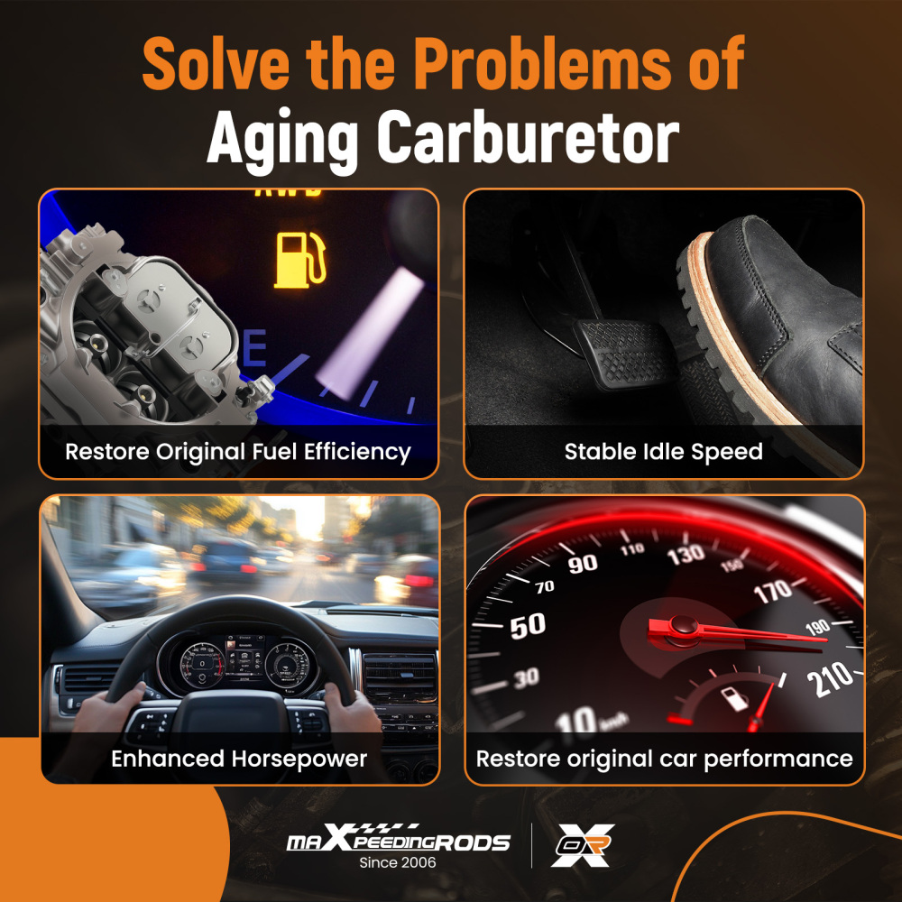 Carburatore 600 CFM compatibile per Chevy Corvette Camaro 5.0L-5.9L V8 1405 Alluminio