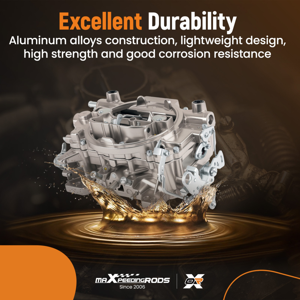 Carburatore 600 CFM compatibile per Chevy Corvette Camaro 5.0L-5.9L V8 1405 Alluminio