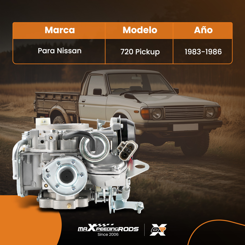 2-barrel Carburatore compatibile per Nissan 720 pickup 2.4L Z24 Engine 1983 1984 1985 1986