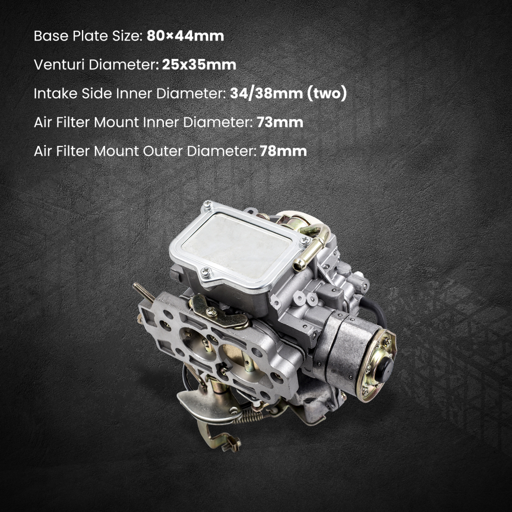 Carb Carburetor compatible for Nissan Z24 Engine 16010-21G61 Carby 4 Cyl Auto Choke RPDAU
