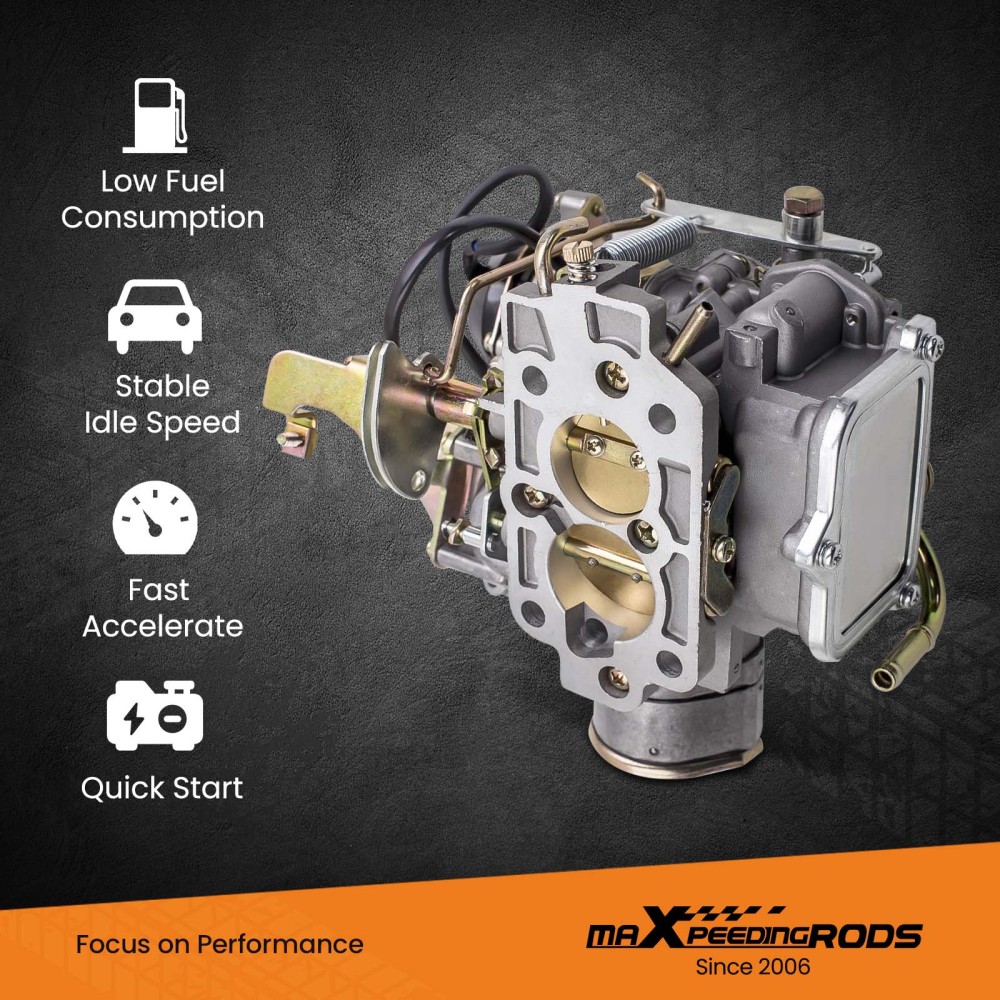 Carb Carburetor compatible for Nissan Z24 Engine 16010-21G61 Carby 4 Cyl Auto Choke RPDAU
