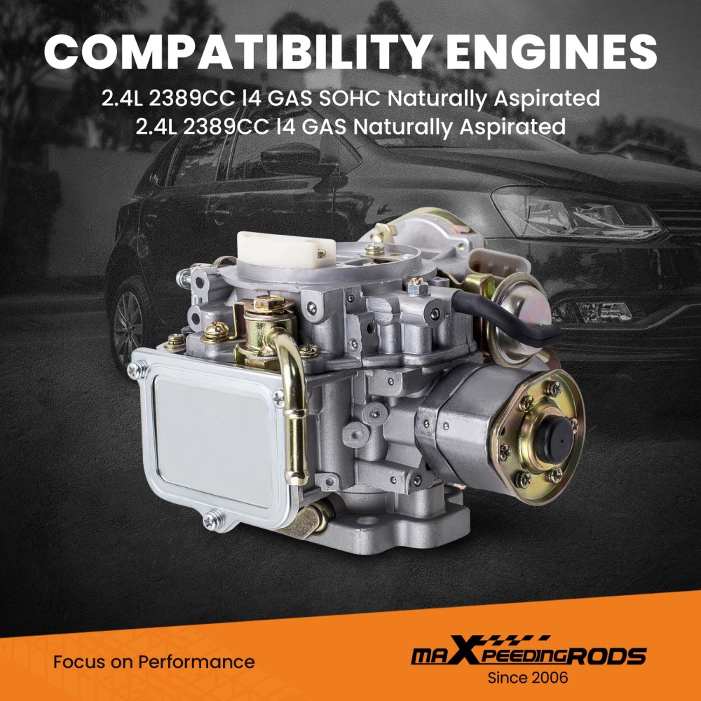 Carb Carburetor compatible for Nissan Z24 Engine 16010-21G61 Carby 4 Cyl Auto Choke RPDAU