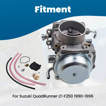 Carburettor Carby Kit compatible for Suzuki Quad Runner LTF250 13200-19B63 1990-1996
