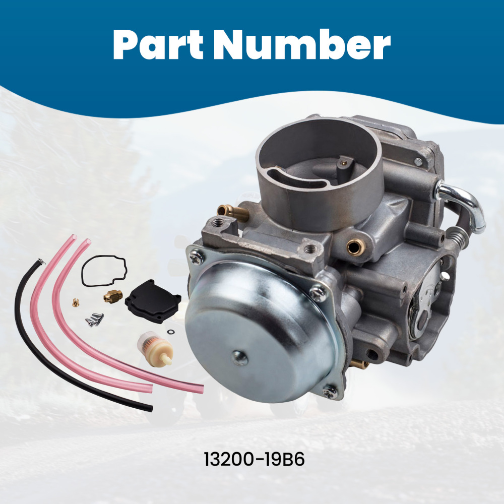 Carburetor Carby Kit compatible for Suzuki QuadRunner LTF250 13200-19B63 1990-1996 92 93 95