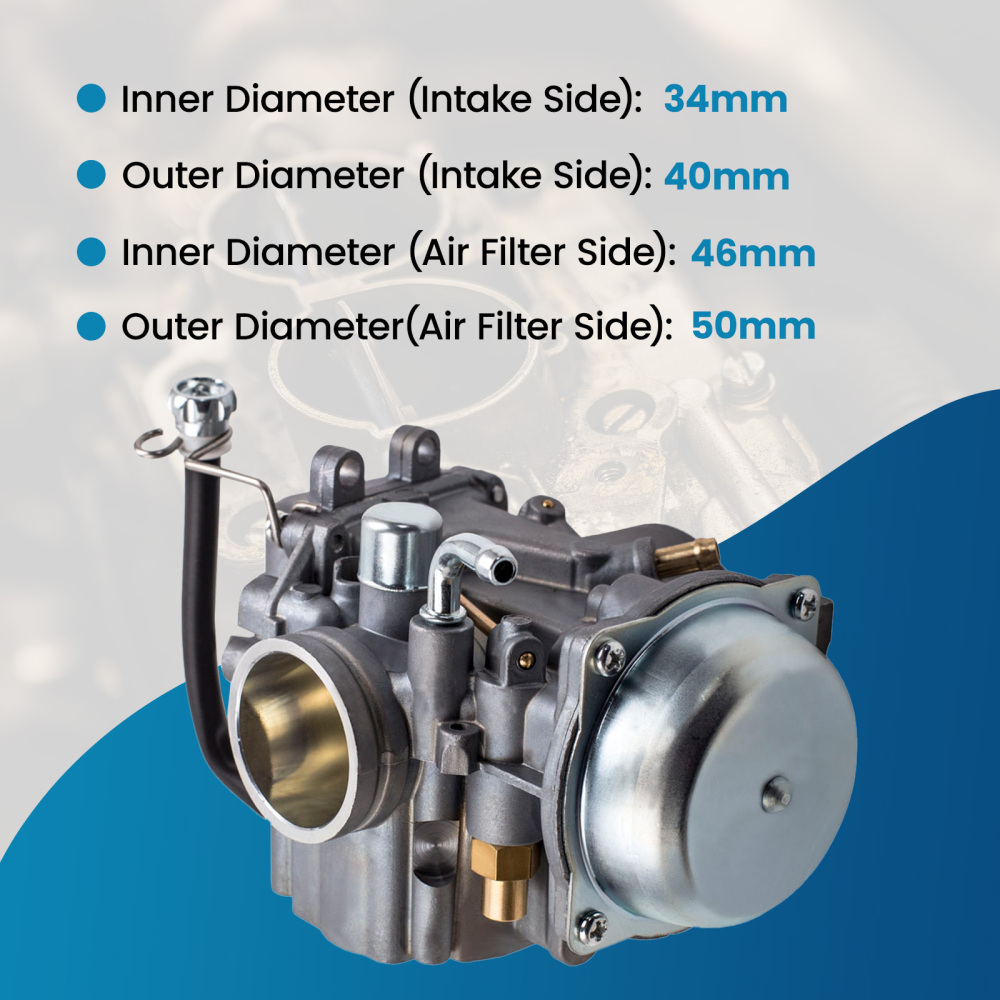 Carburetor Carby Kit compatible for Suzuki QuadRunner LTF250 13200-19B63 1990-1996 92 93 95