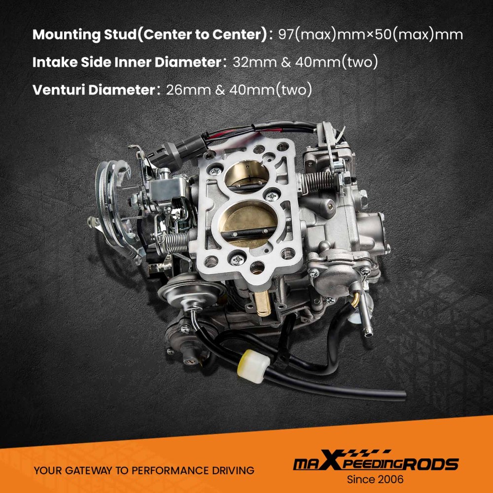 22R carburetor compatible for Toyota Celica 4 Runner Pickup Hilux compatible for Hiace 81-98 W