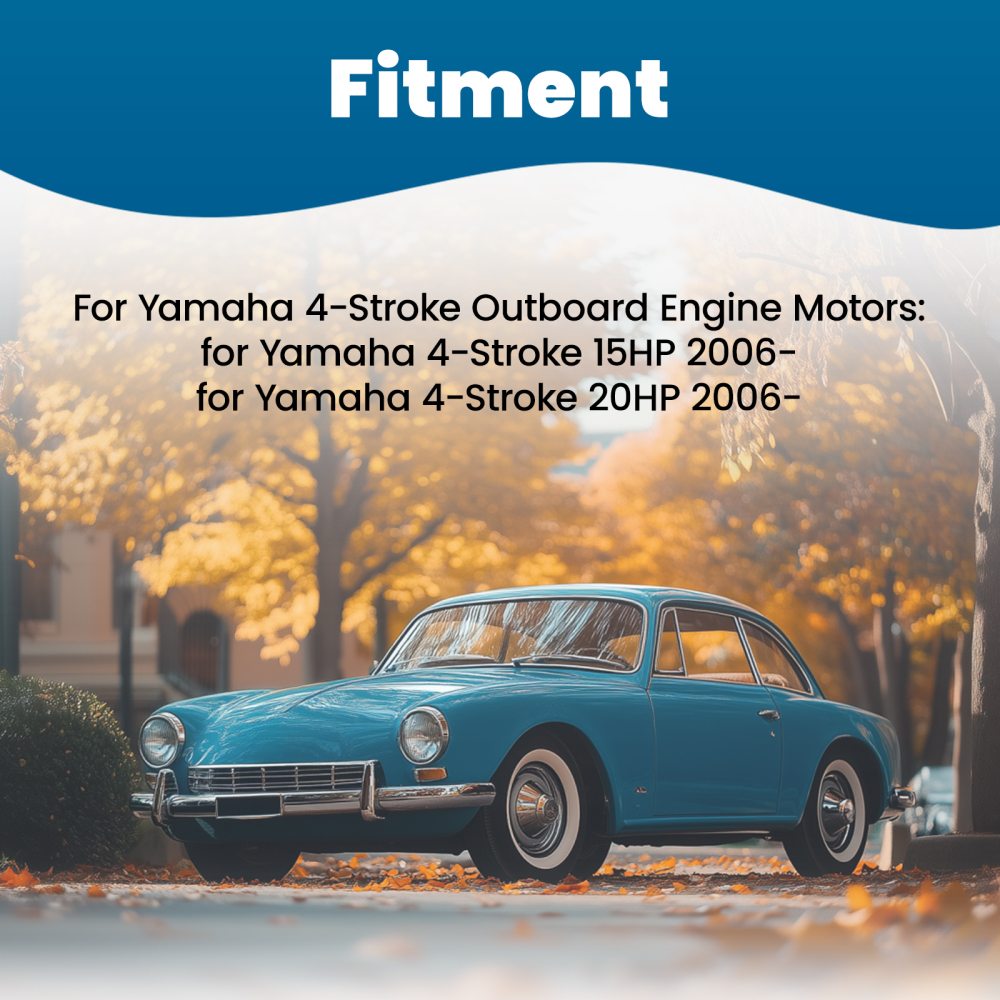 Carburetor compatible for Yamaha 4-Stroke 15 20 HP Outboard Motor 6AH-14301-00 6AH-14301-01