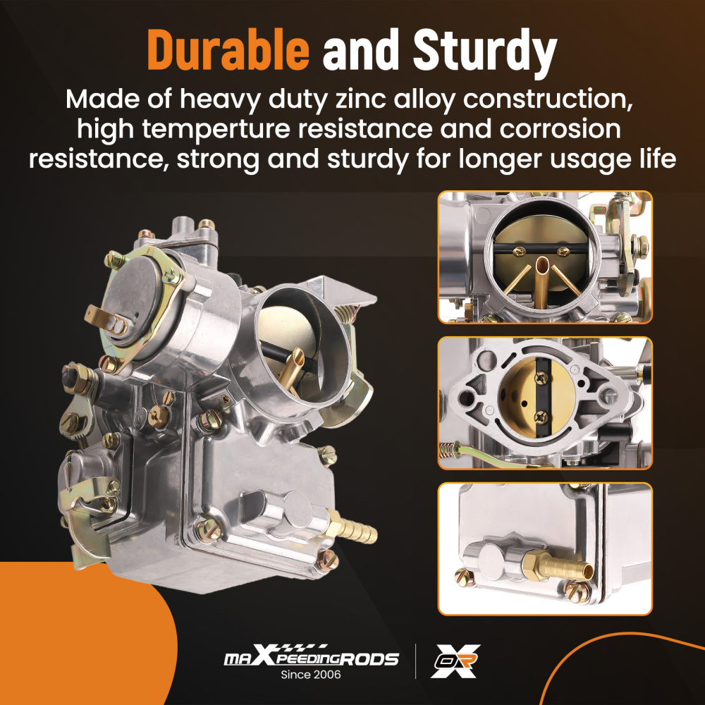 37 Pict-3 Carburetor Carb w/ Gasket Kit compatible for VW Transporter 1969-1972 113129031K