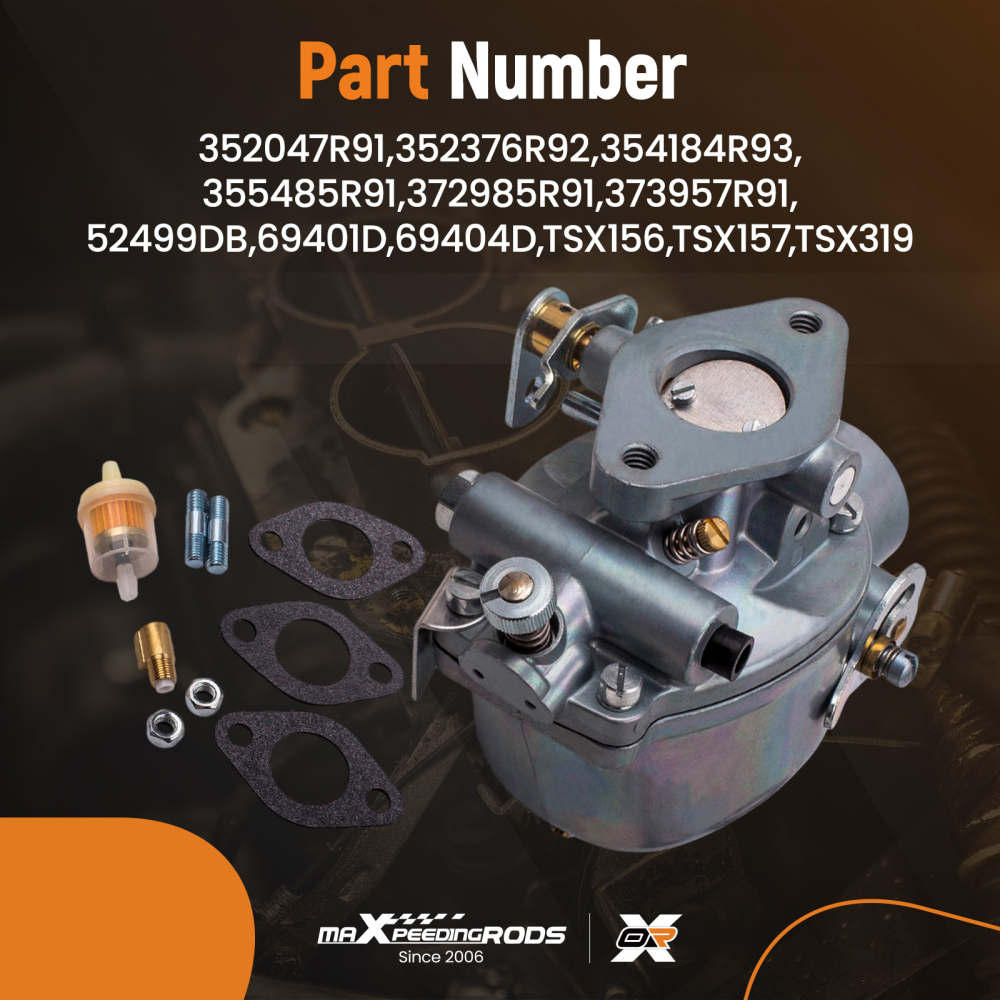 Carburetor compatible for IH Farmall Tractor A, AV, B, BN, C, SUPER 352376R92 352047R91