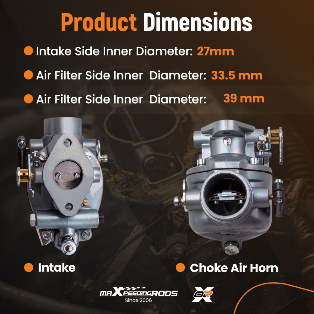 Carburetor compatible for IH Farmall Tractor A, AV, B, BN, C, SUPER 352376R92 352047R91