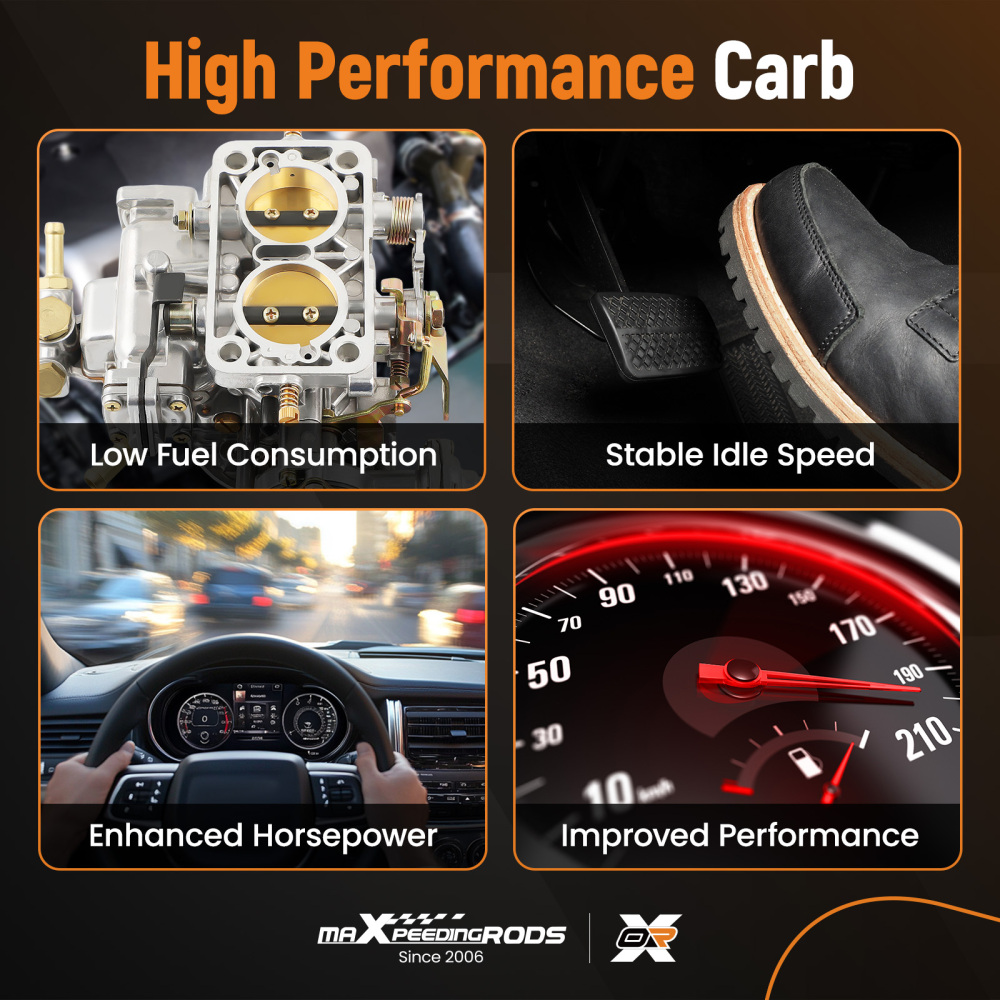 2-Barriles Carburador 38/38 DGEV compatible para VW Fiat Ford Renault Toyota BMW Dodge