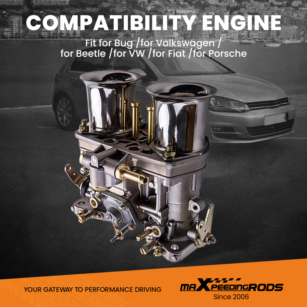 1x 40 IDF 40IDF Carb Carby Carburetor compatible for Volkswagen VW Beetle compatible for Porsche Fiat