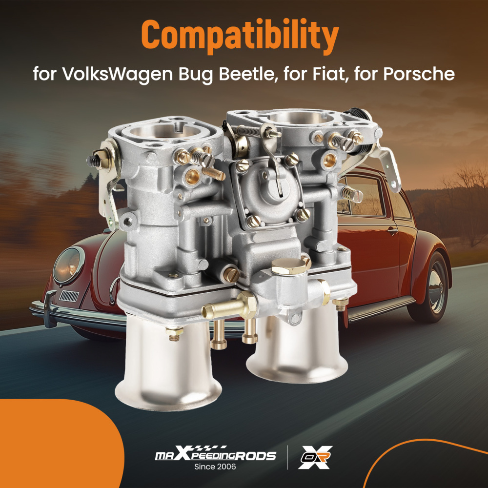 1x 40 IDF 40IDF Carb Carby Carburetor compatible for Volkswagen VW Beetle compatible for Porsche Fiat