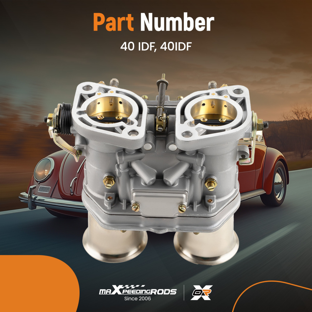 40 IDF 40IDF Carburetor Carby compatible for Volkswagen VW Beetle compatible for Porsche Fiat 2 Barrel