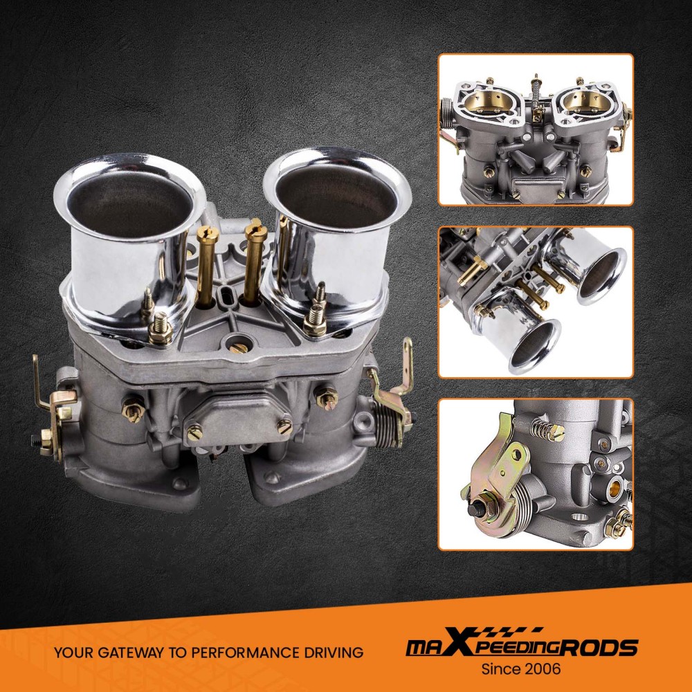 44 IDF 44 IDF Carburatore Carb + AIR HORN compatibile per Volkswagen Beetle compatibile per VW Compatibile per Fiat