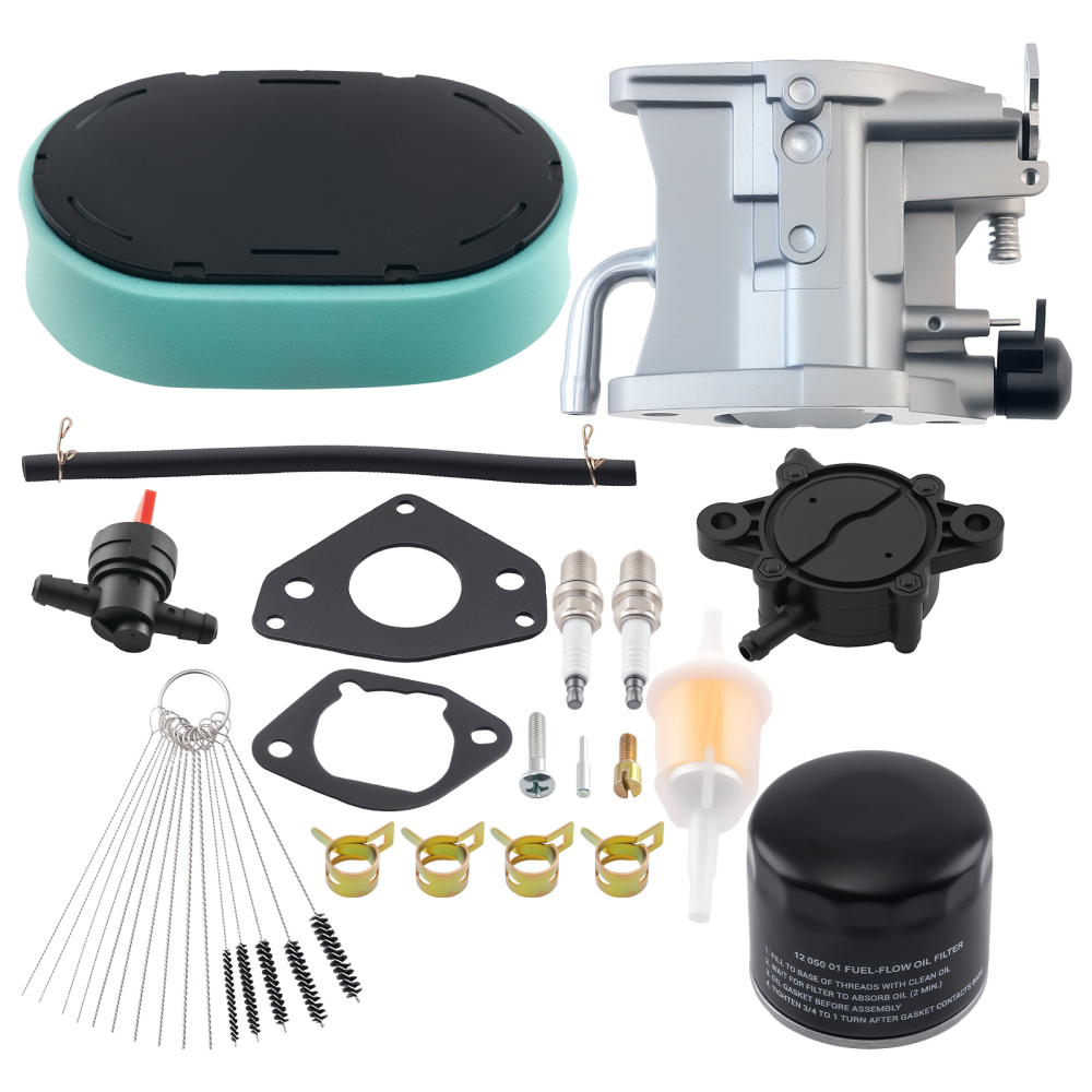 Carb compatible for Kohler KT725 KT730 KT735 KT740 KT745 16-853-19S Filter Fuel Line