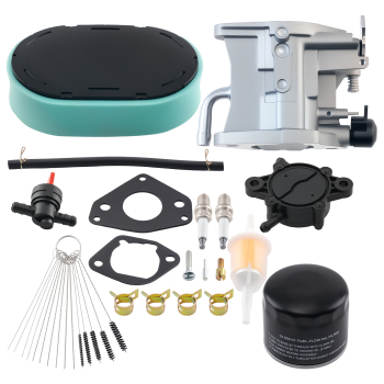 Carb compatible for Kohler KT725 KT730 KT735 KT740 KT745 16-853-19S Filter Fuel Line