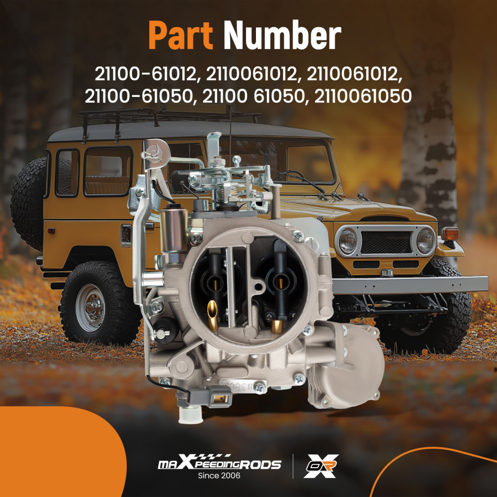 Carburetor Carb compatible for Toyota LAND CRUISER 2F 4230cc FJ40 1969-1987 21100-61012 PAM