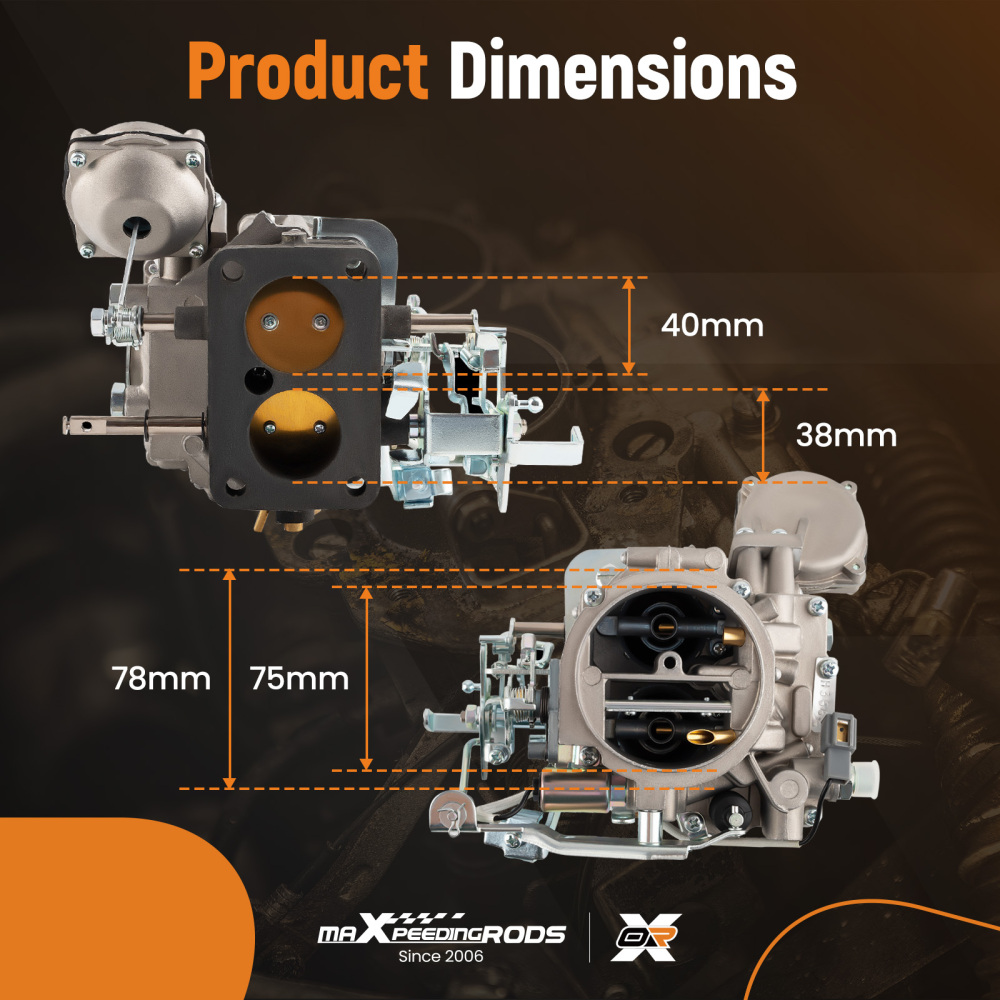 Carburetor Carb compatible for Toyota LAND CRUISER 2F 4230cc FJ40 1969-1987 21100-61012 PAM