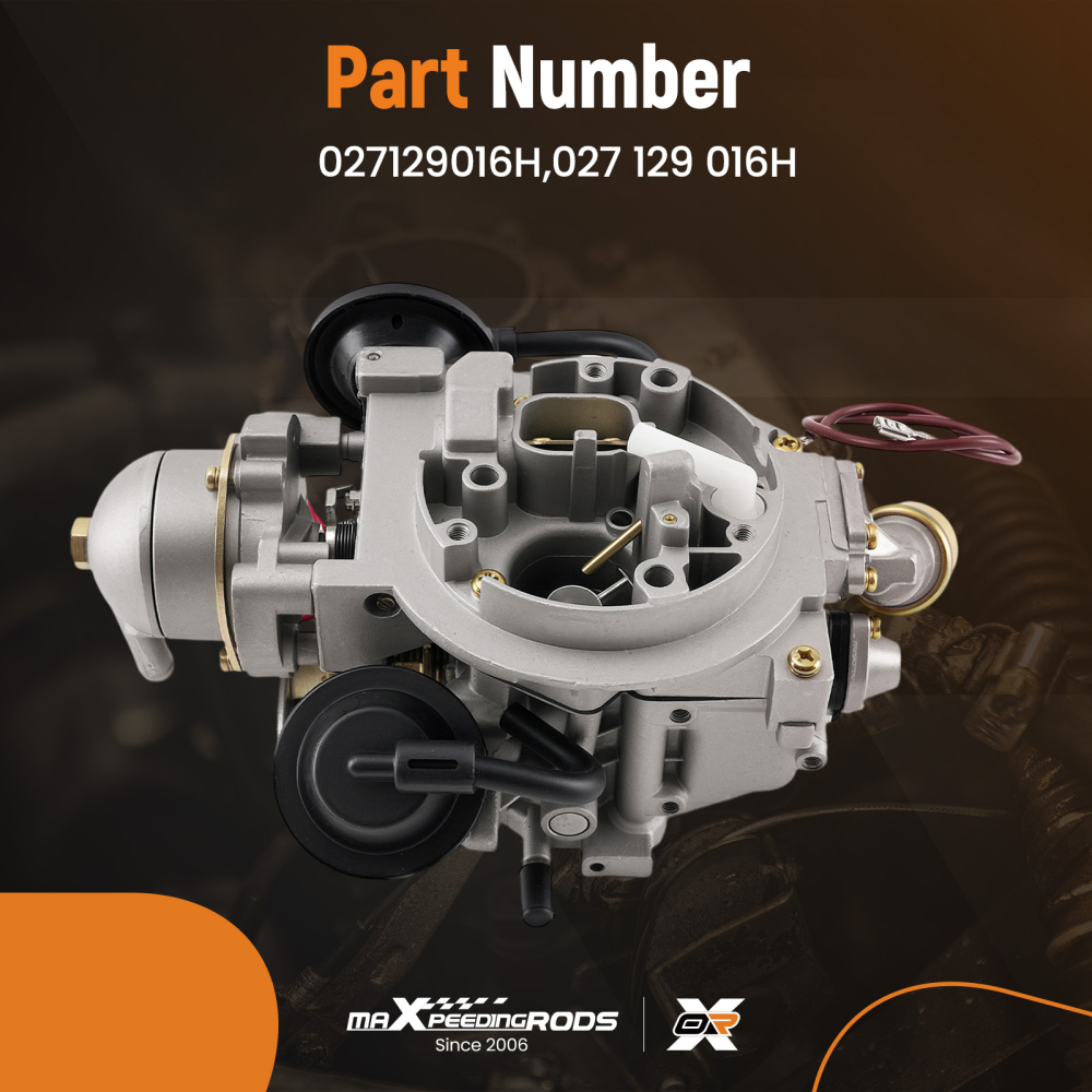 2-Barrel Carburetor Kit compatible for VW Golf II Jetta II 1.6L 53KW 72PS 86-91 027129016H